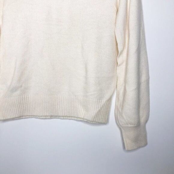 J. CREW Crewneck Sweater with Jeweled Buttons - Picture 9 of 9